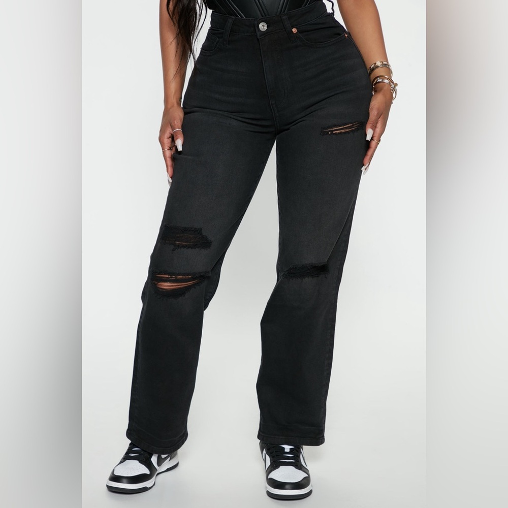 Black Ripped Jeans